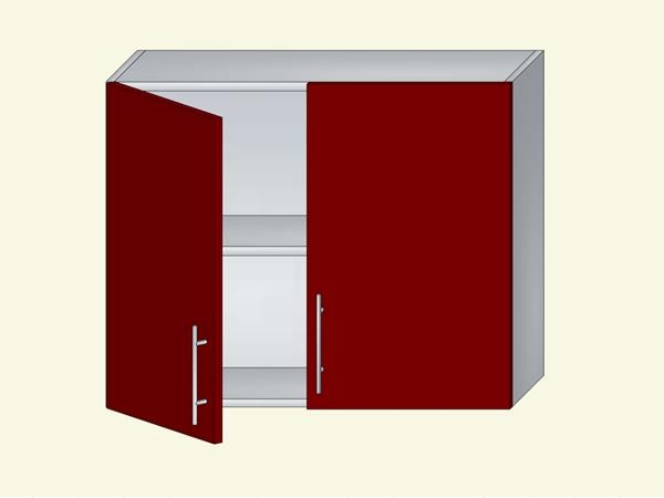 Корпус для кухни навесной на 2 двери, арт. 43К