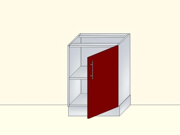 Напольный нижний модуль для кухни на 1 дверь, арт. 18К