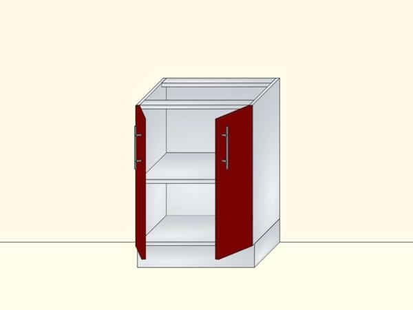 Напольный нижний модуль для кухни на 2 двери, арт. 19К