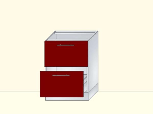 Напольный нижний модуль для кухни на 2 ящика, арт. 24К